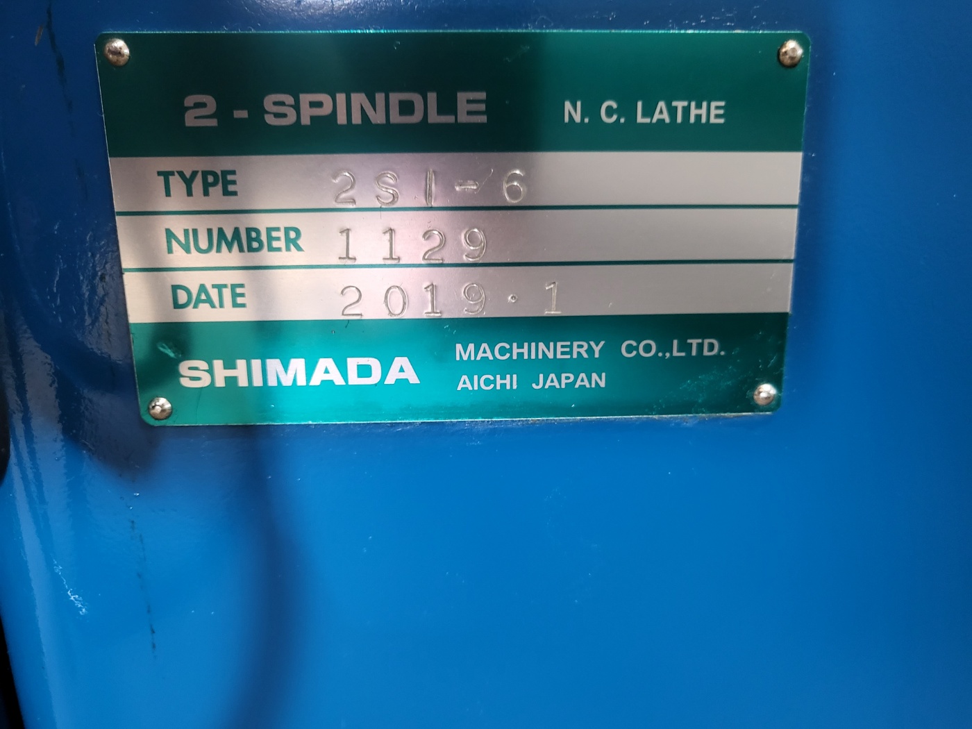 시마다(2SI-6)  2스핀들 CNC선반