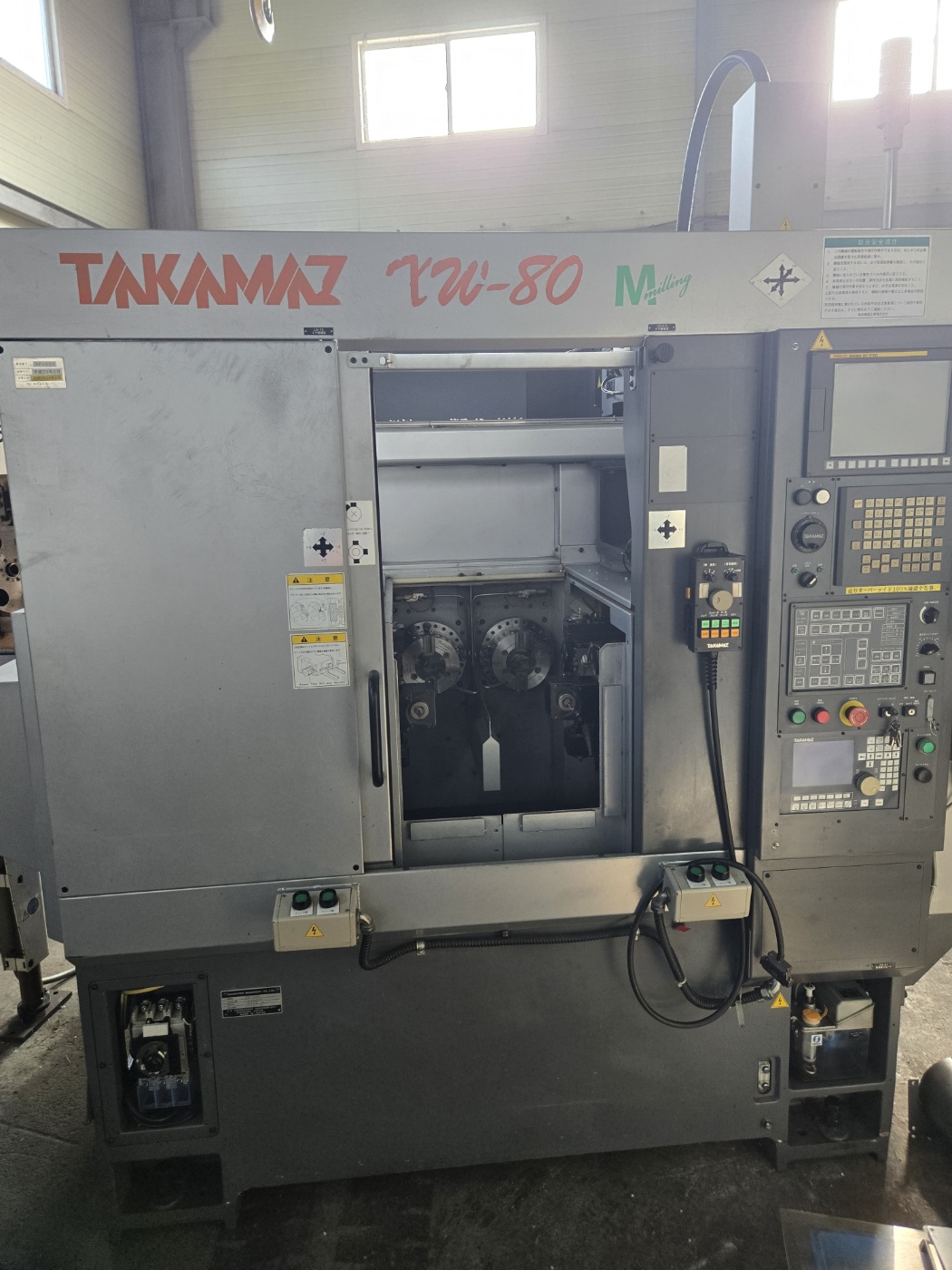 다카마스 2스핀들CNC선반 (2터렛,턴밀기능)